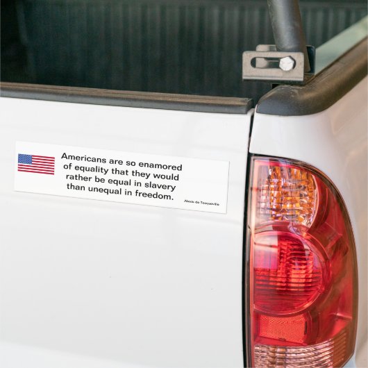 Amerikaanse Vrijheidsverklaring Bumpersticker (Op Truck)