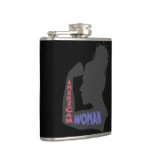 Amerikaanse vrouw donkergrijs heupfles (Rechts)