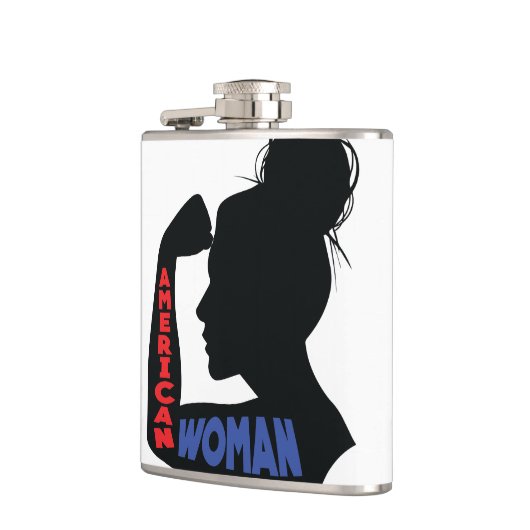 Amerikaanse vrouw heupfles (Links)