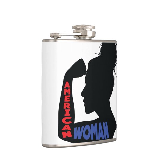 Amerikaanse vrouw heupfles (Rechts)