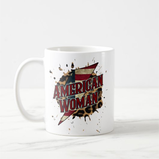 Amerikaanse vrouw koffiemok (Links)