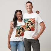 Amerikaanse vrouw T-shirt (Unisex)