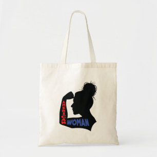 Amerikaanse vrouw tote bag