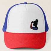 Amerikaanse vrouw trucker pet (Voorkant)