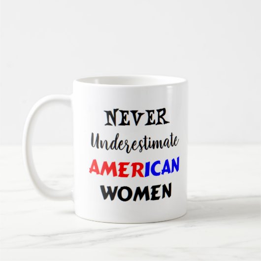 amerikaanse vrouwen koffiemok (Links)