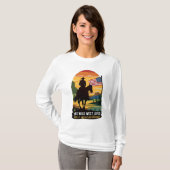 Amerikaanse vrouwen shirten, Amerikaanse vrouw shi T-shirt (Voorkant volledig)