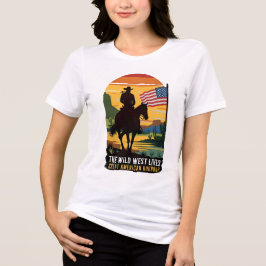 Amerikaanse vrouwen shirten, Amerikaanse vrouw shi Tri-Blend Shirt