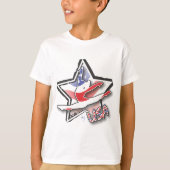 Amerikaanse Vrouwengymnastiek T-shirt (Voorkant)