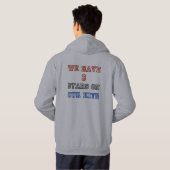 Amerikaanse vrouwenvoetbal hoodie (Achterkant volledig)