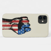 Amerikaanse Vuist Case-Mate iPhone Case (Achterkant (horizontaal))