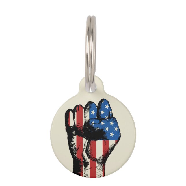 Amerikaanse vuist huisdierpenning (Voorkant)