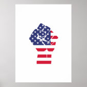 Amerikaanse vuist poster (Voorkant)