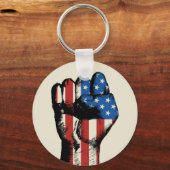 Amerikaanse vuist sleutelhanger (Voorkant)
