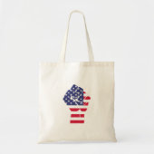 Amerikaanse vuist tote bag (Voorkant)