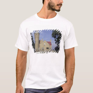 Amerikaanse vuurtoren van Michigan Old Mackinac Po T-shirt