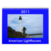 Amerikaanse vuurtorenkalender 2011 kalender (Hoes)