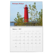Amerikaanse vuurtorenkalender 2012 kalender (Feb 2027)