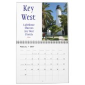 Amerikaanse vuurtorenkalender van DJ Florek Kalender (Feb 2027)