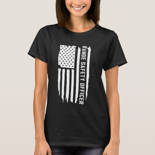 Amerikaanse Vuurwapeninstructeur Pistool Range Saf T-shirt (Voorkant)