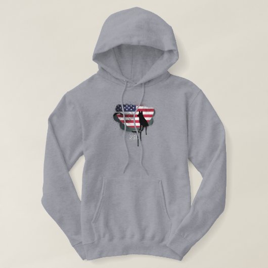 Amerikaanse Waakhond - Duitse Herder Hoodie (Design voorkant)