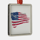 Amerikaanse Waarden Metalen Ornament (Rechts)