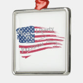 Amerikaanse Waarden Metalen Ornament (Links)