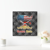 Amerikaanse Wall klok op het Amerikaanse Roots Squ (Huis)