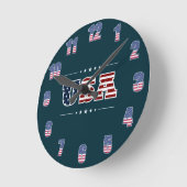 Amerikaanse wandklok (Hoek)