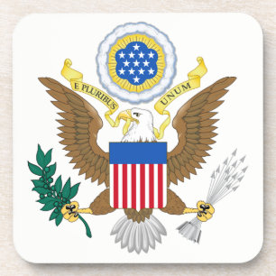Amerikaanse wapenklooster bier onderzetter
