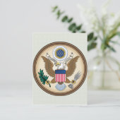 Amerikaanse wapenstilstand briefkaart (Staand voorkant)