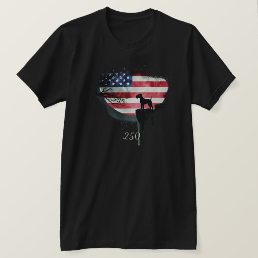 Amerikaanse Watchdog - Ierse Terriër T-shirt (Design voorkant)