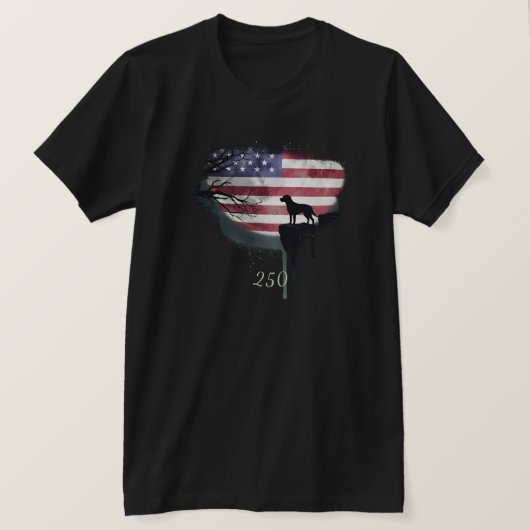 Amerikaanse Watchdog - Labrador Retriever T-shirt (Design voorkant)