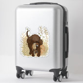 Amerikaanse Water Spaniel Auto Sticker (Koffer)