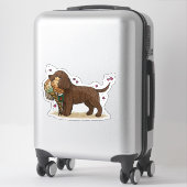 Amerikaanse Water Spaniel Auto Sticker (Koffer)