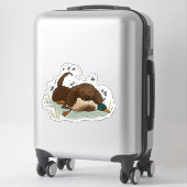 Amerikaanse Water Spaniel Auto Sticker (Koffer)