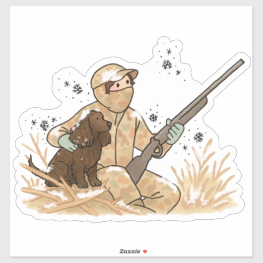 Amerikaanse Water Spaniel Auto Sticker (Vel)