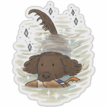 Amerikaanse Water Spaniel Auto Sticker