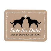 Amerikaanse Water Spaniels Bruiloft Save the Date Magneet (Horizontaal)