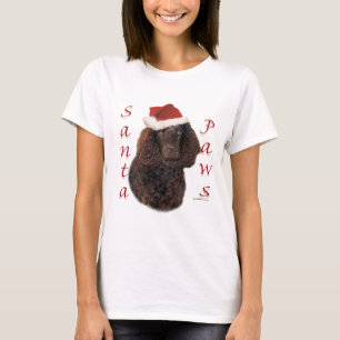 Amerikaanse waterspaniel Santa Paws T-shirt