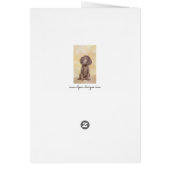 Amerikaanse waterspaniel schilderen - Oorspronkeli (Achterkant)