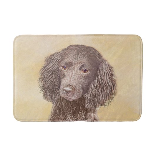 Amerikaanse waterspaniel schilderen - Oorspronkeli Badmat (Voorkant)