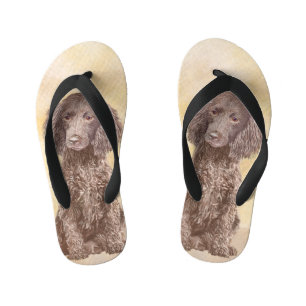 Amerikaanse waterspaniel schilderen - Oorspronkeli Kinder Teenslippers