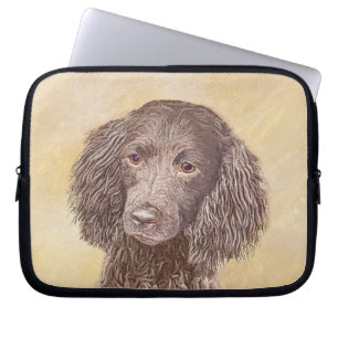 Amerikaanse waterspaniel schilderen - Oorspronkeli Laptop Sleeve