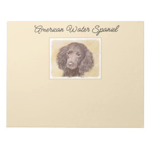 Amerikaanse waterspaniel schilderen - Oorspronkeli Notitieblok