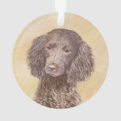 Amerikaanse waterspaniel schilderen - Oorspronkeli Ornament (achterkant)