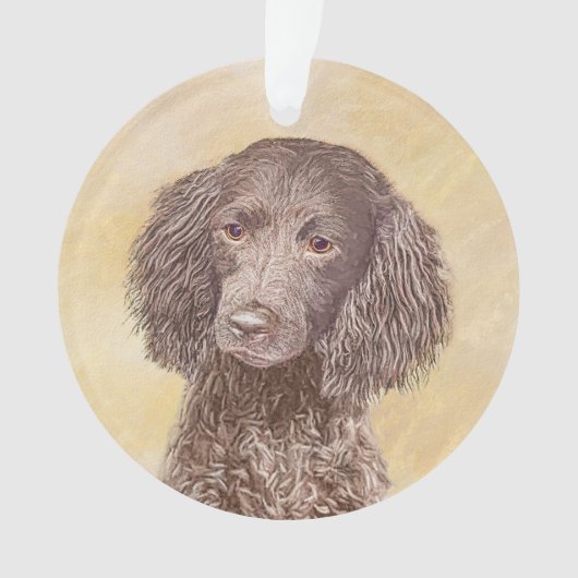 Amerikaanse waterspaniel schilderen - Oorspronkeli Ornament (voorkant)