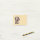 Amerikaanse waterspaniel schilderen - Oorspronkeli Post-it® Notes (Op bureau)