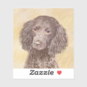 Amerikaanse waterspaniel schilderen - Oorspronkeli Sticker (Vel)