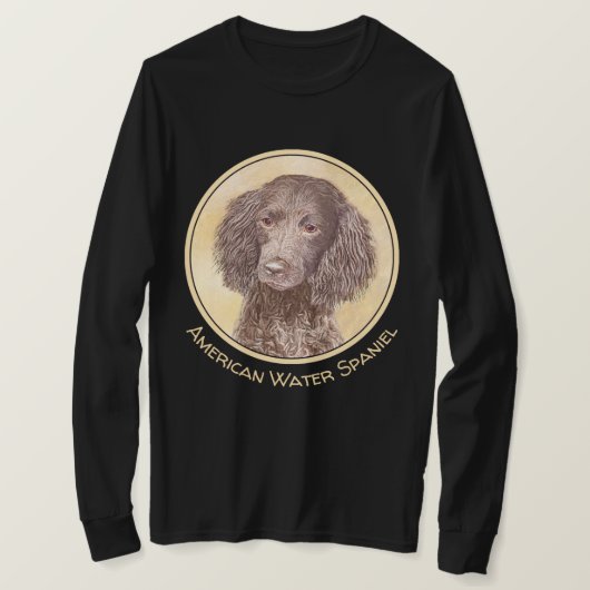 Amerikaanse waterspaniel schilderen - Oorspronkeli T-shirt (Design voorkant)