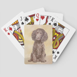 Amerikaanse Waterspaniel Schilderij - Originele Ho Pokerkaarten